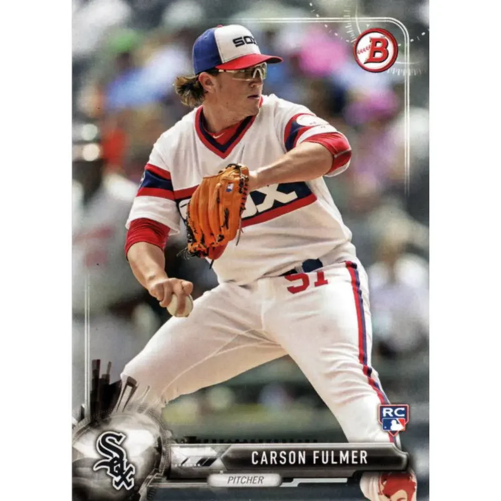 2017 Bowman Carson FulmerÂ  RC # 22 Chicago White Sox